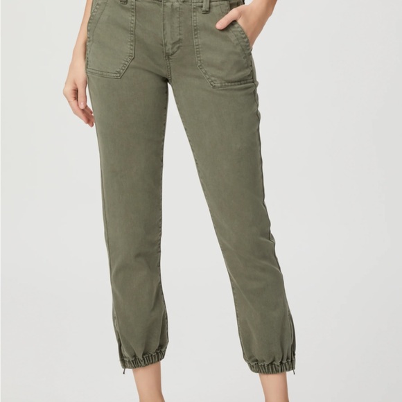 PAIGE Olive Ankle & Cropped Jeans - Picture 2 of 6
